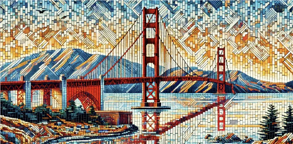 Golden Gate Bridge at sunset